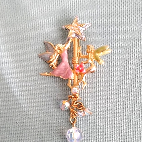 KIRKS FOLLY FAIRY WAND PIN - Picture 1 of 7